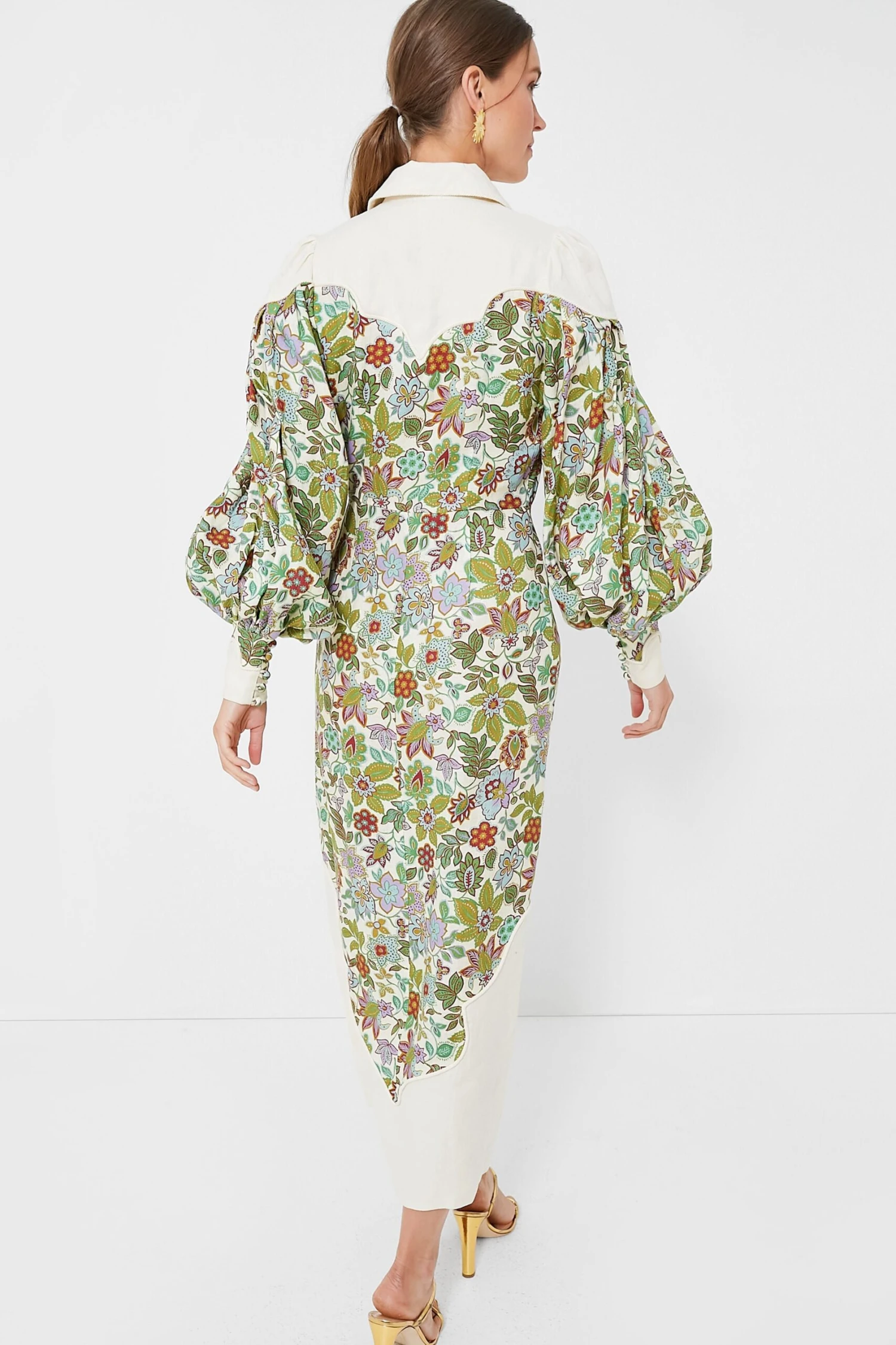 Pearl Isabella Panel Midi Dress 4 Pearl Isabella Panel Midi Dress - Image 4