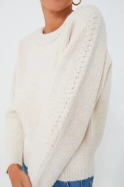 Cream Braided Harlow Sweater -ULLA JOHNSON SHOP kWQizOckxd3CxnEUGqU2X3ARN1Ck3Nfh 1