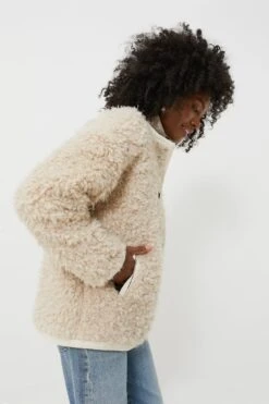 Natural And Olive Reversible Polar Bear Jacket -ULLA JOHNSON SHOP khF9gHbW9yjSWFWAQaBf6xw6gMvQsFNW 1