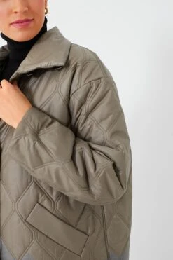 Ganni Fallen Rock Shiny Quilt Jacket -ULLA JOHNSON SHOP kkZi63afNHNhKiggsctoFARcN6iqtQgC 1