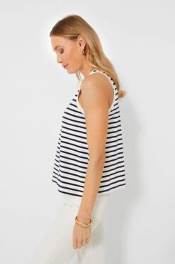 Navy Stripe Anthos Cotton Tank 8 Navy Stripe Anthos Cotton Tank -ULLA JOHNSON SHOP kr0Gfv3RDjNGzwfUKwtagowMUvh2dHsx 1