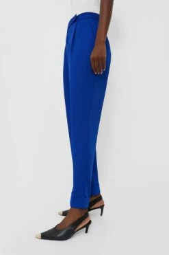 Sapphire Blue Duncan Trouser -ULLA JOHNSON SHOP lREva4tGHH8WdIX1ZKxTf7zQog5fxJLy 1