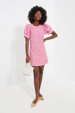 Pink Tweed Kit Mini Dress -ULLA JOHNSON SHOP lTmpRMbN8QljPQaeM9mNaHRzntuFew8f 1