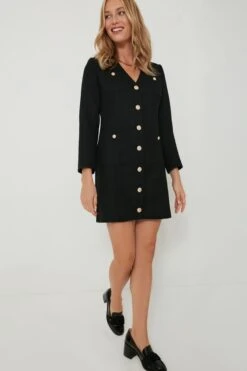 Black Tweed Keira Dress -ULLA JOHNSON SHOP lUBqrhra6mOgaEjwK7RTyFAWtdLVOXnr 1
