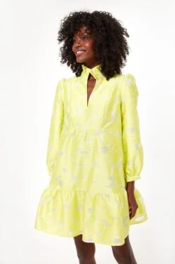 Citron Fil Coupe Palmerston Dress -ULLA JOHNSON SHOP mRSZHZ5hzBN9JktTxI9msQ8ErL40ju1r 1