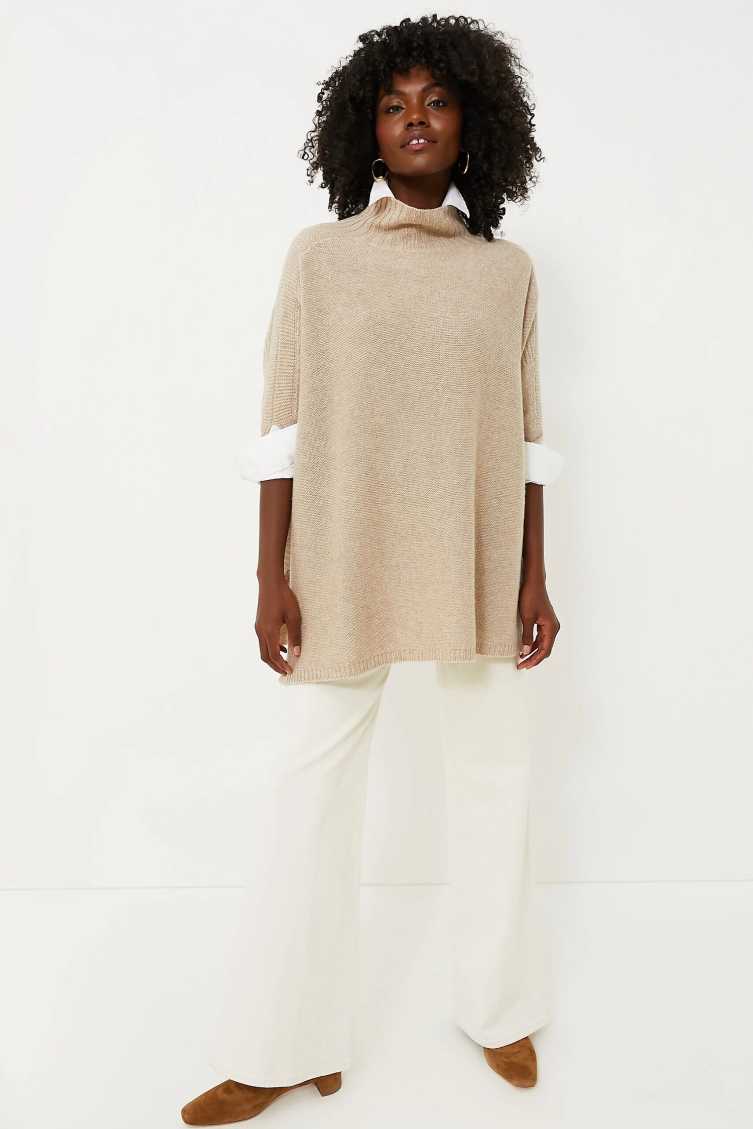 Marella Natural Rennes Turtleneck Sweater 2 Marella Natural Rennes Turtleneck Sweater - Image 2