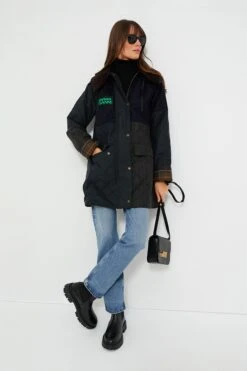 Navy Classic Barbour Ganni Burghley Jacket -ULLA JOHNSON SHOP mywTHIn4qjDmaBM3HB34jDgG4n3VP4gv 1