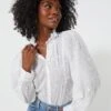 Isabel Marant Etoile White Broderie Anglaise Terzali Blouse