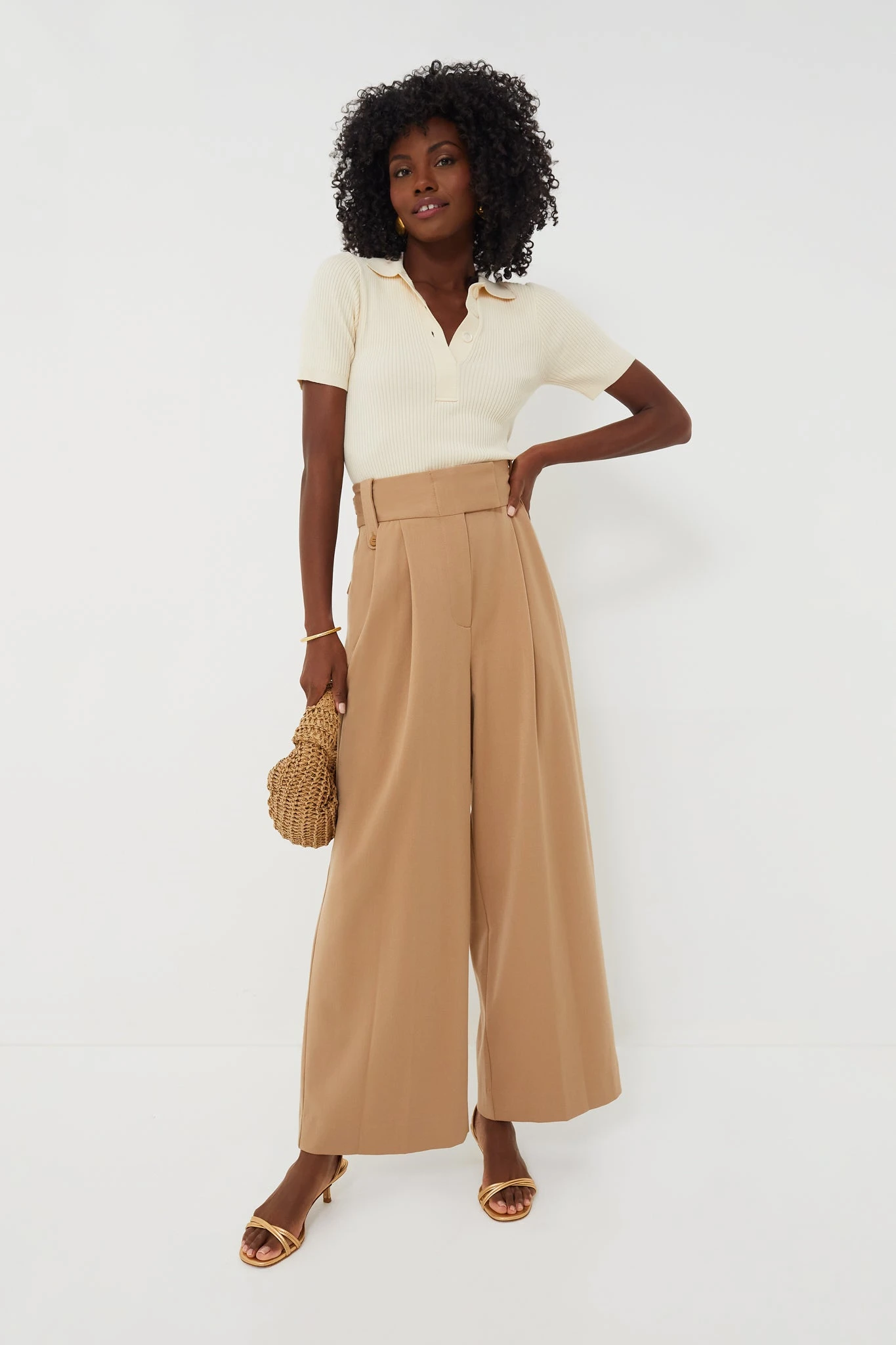 Staud Camel Ruth Pant 2 Staud Camel Ruth Pant - Image 2