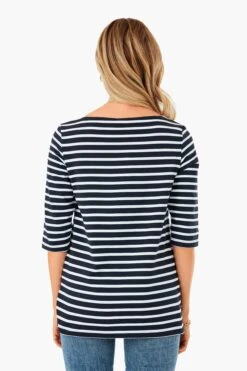 SAINT JAMES Navy-Neige Phare Tunic -ULLA JOHNSON SHOP oUJiES51xuhnCOt1CJfVfy9vsYzxwnVy 1
