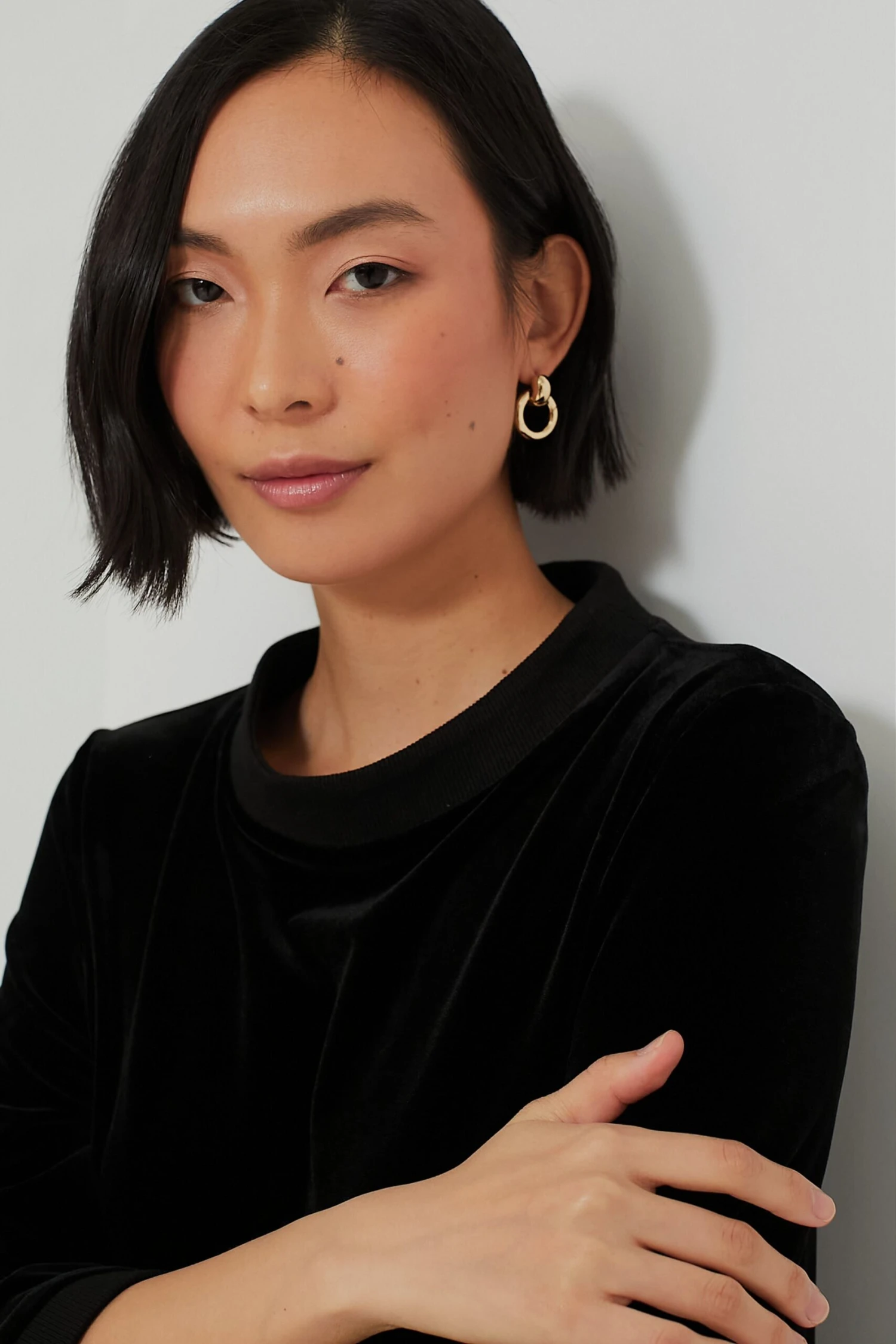 Black Velour Jojo Top 5 Black Velour Jojo Top - Image 5