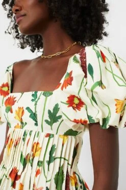 Exclusive Ivory Floral Caramelo Mini Dress -ULLA JOHNSON SHOP p0lhJFtxPadVoPWNgCUOFpfjPoxBLoci 1