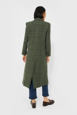 Green Plaid Wool Julius Long Coat -ULLA JOHNSON SHOP pMlMYHgji9l2wuTqoNvvq6J0Bt6JR6mu 1