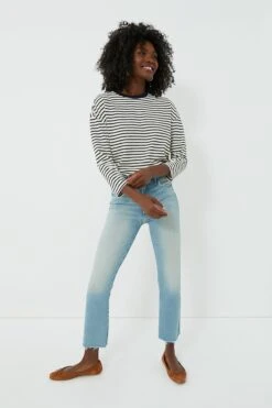 Navy Striped Knit Popover -ULLA JOHNSON SHOP pRnuYthFuARmi6J5417dsPvVvlJ907ww 1