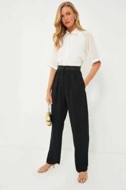 Marella Black Arles Trouser -ULLA JOHNSON SHOP qGO3I2mRoqflzjNTDEgUEXNbxglbyJPu 1