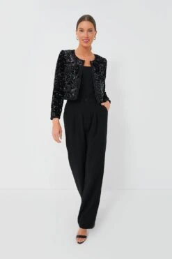 SELF PORTRAIT Black Sequin Cropped Jacket 7 SELF PORTRAIT Black Sequin Cropped Jacket -ULLA JOHNSON SHOP qM56PNqbY9LgC8ol5OLX1FHZw2Ve41sh 1