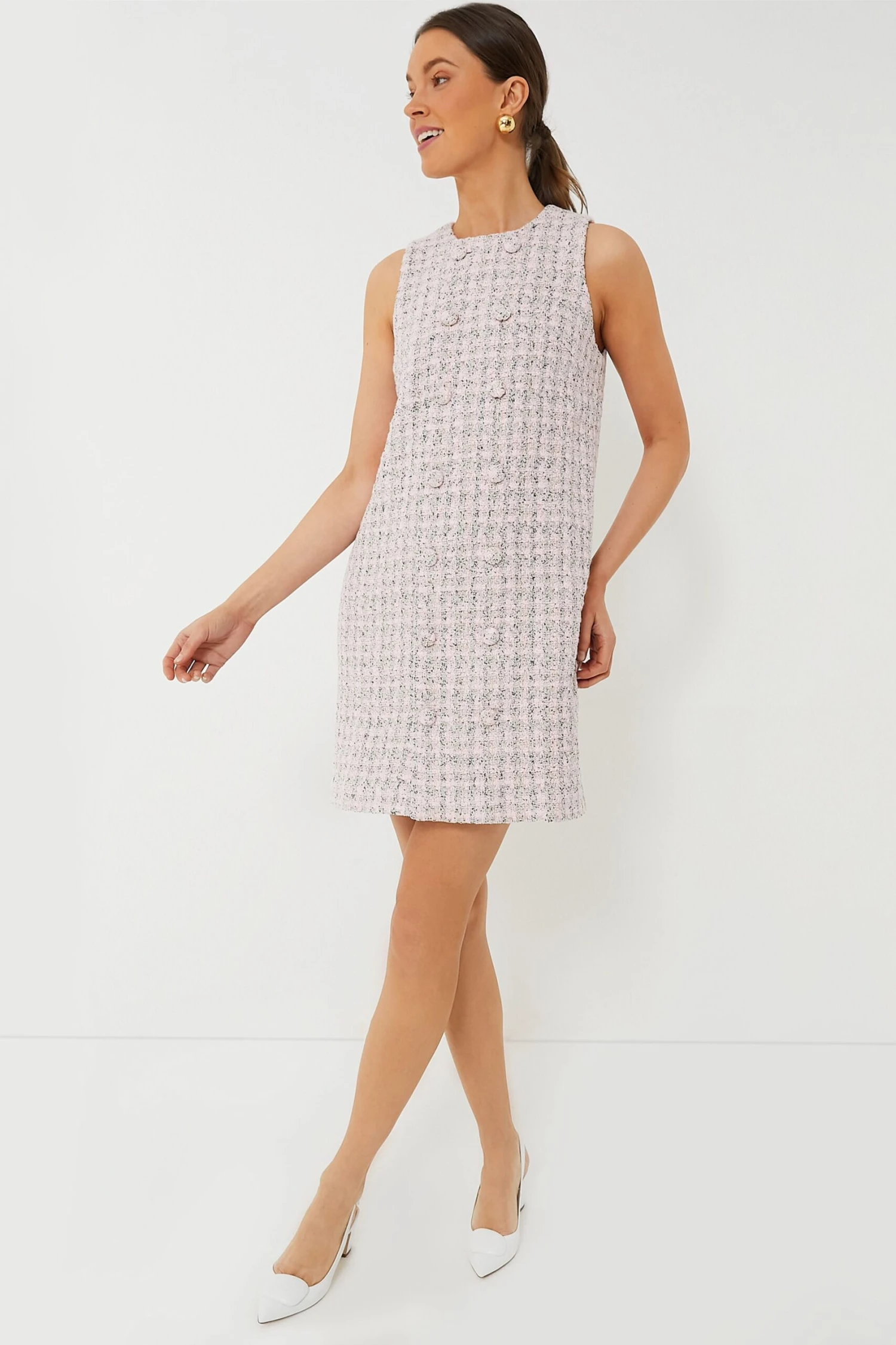 Peony Tweed Bianca Dress 1 Peony Tweed Bianca Dress