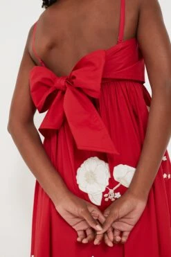 Venetian Red With Embroidery Gavin Midi Dress -ULLA JOHNSON SHOP sA0DiI0BS8UOLW8SUe4D3mwNPGBOw9sE 1