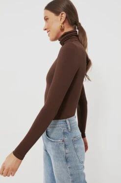 Wolford Umber Colorado String Turtleneck Bodysuit -ULLA JOHNSON SHOP sDhCgeYre7hNDoqQFvTwwE4lVaOEMuHf 1