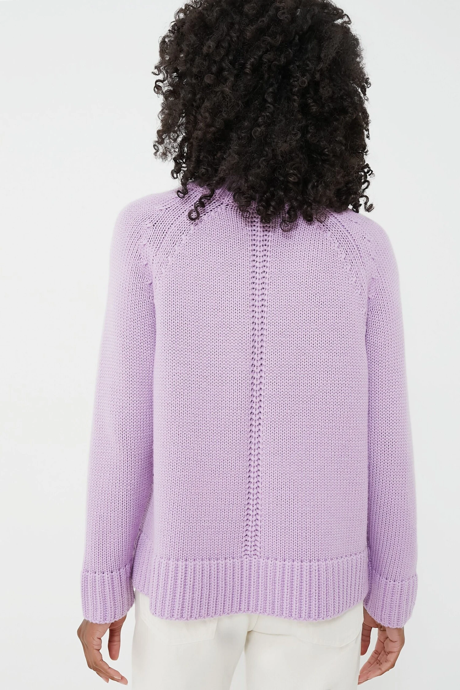 Lilac Claude Crewneck Sweater 4 Lilac Claude Crewneck Sweater - Image 4