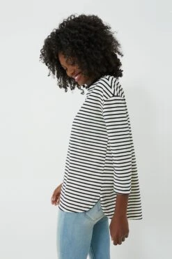 Navy Striped Knit Popover -ULLA JOHNSON SHOP sYzHRzZl7zYV2N5Lo0TcDEhxqMkfO9eG 1