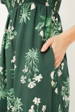 Viridian Stamped Bouquets Gabrielle Dress -ULLA JOHNSON SHOP tPeARM0nZaGpKqlMizv9JzvBz3XSrQog 1