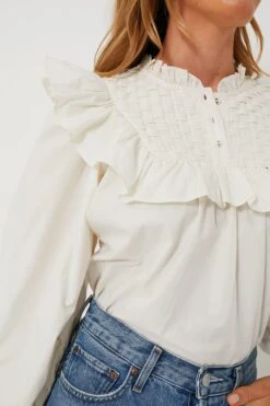 Ivory Vivienne Blouse 9 Ivory Vivienne Blouse -ULLA JOHNSON SHOP tU5EYQubDmiD1ihiXZGhoSQ3YtX2lZFm 1