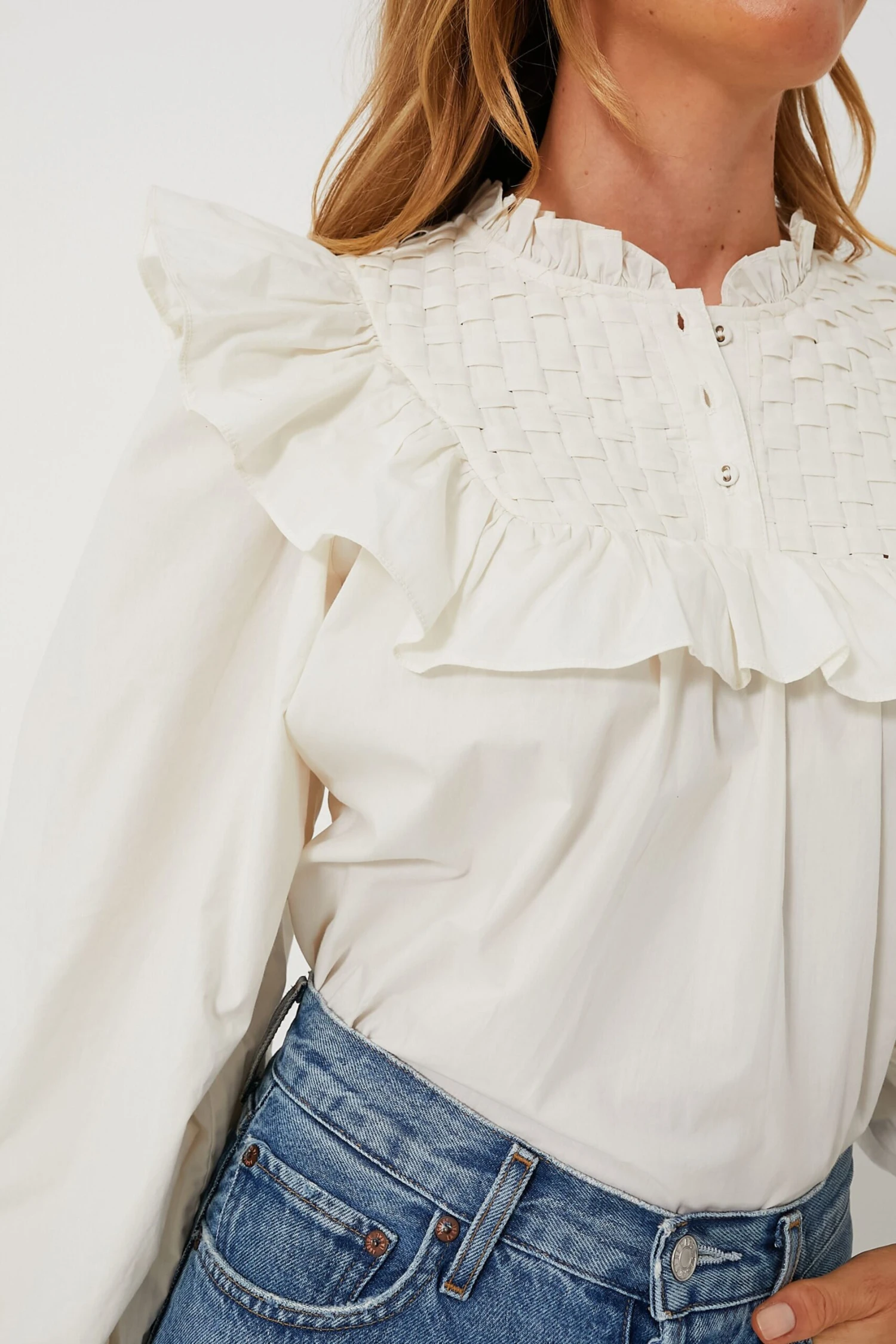 Ivory Vivienne Blouse 5 Ivory Vivienne Blouse - Image 5