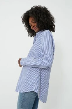 Blue And White Stripe Boyfriend Shirt 9 Blue And White Stripe Boyfriend Shirt -ULLA JOHNSON SHOP tir2aooOB9uFriNzIjN6l70gXj8Ni3dV 1