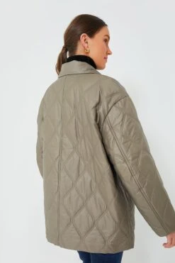 Ganni Fallen Rock Shiny Quilt Jacket -ULLA JOHNSON SHOP uP4nJ2N9zeMBdwPgkwK5tEKQAZAkWThV 1