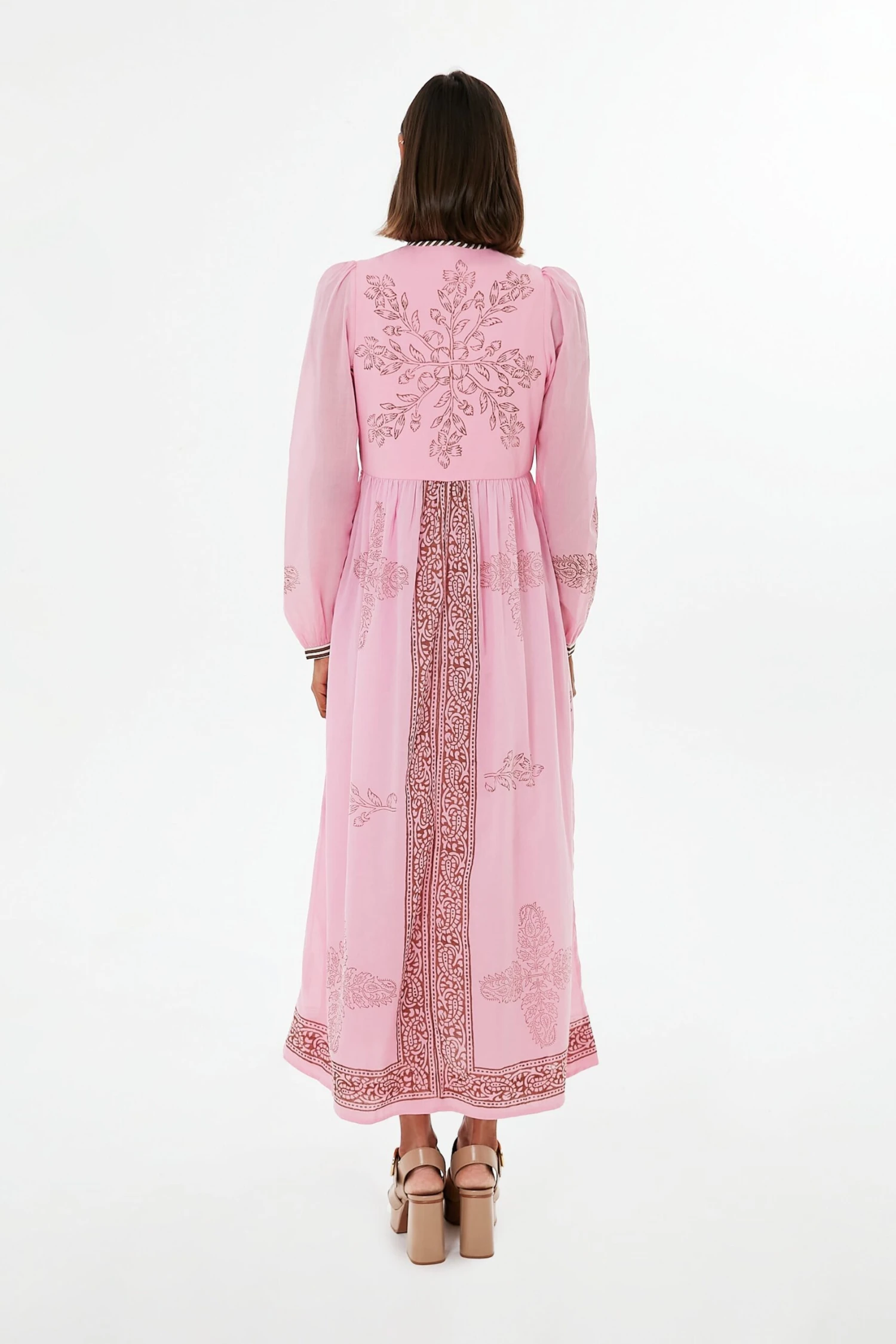 Pink Winifred Guava Dress 4 Pink Winifred Guava Dress - Image 4