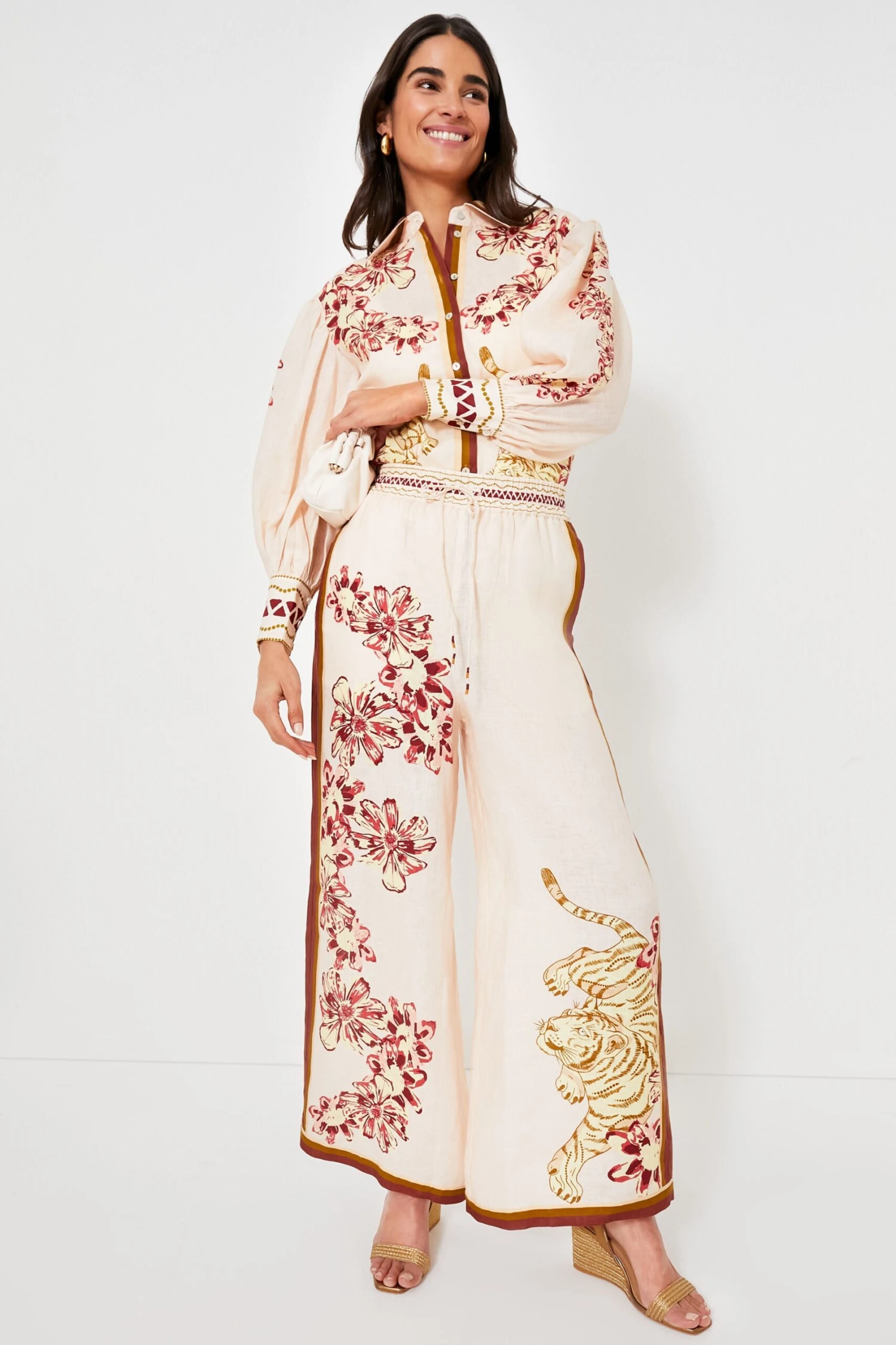 Flower Tiger Nude Pant 2 Flower Tiger Nude Pant - Image 2