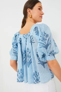 Exclusive Classic Blue Palladio Viti Top -ULLA JOHNSON SHOP vWmgJkcRx35aneyCNBOEarTg58qY2UVB 1