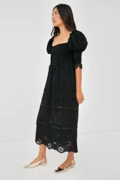 Black Wednesday Midi Dress -ULLA JOHNSON SHOP w9pT7QPzc1XZTXHd2zwrM6CeWk9G1zqJ 1