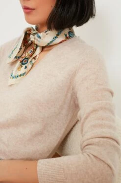 Sandstone Cashmere V-Neck Sweater -ULLA JOHNSON SHOP wHsuLvXmJnpHippH499ahnmS8dZdQnaN 1