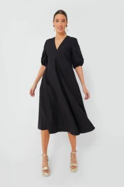 Ganni Black Cotton Poplin V-Neck Long Dress 11 Ganni Black Cotton Poplin V-Neck Long Dress -ULLA JOHNSON SHOP wQf9bgkcnuyVBY5XF10kmXOBcSICJfZe 1