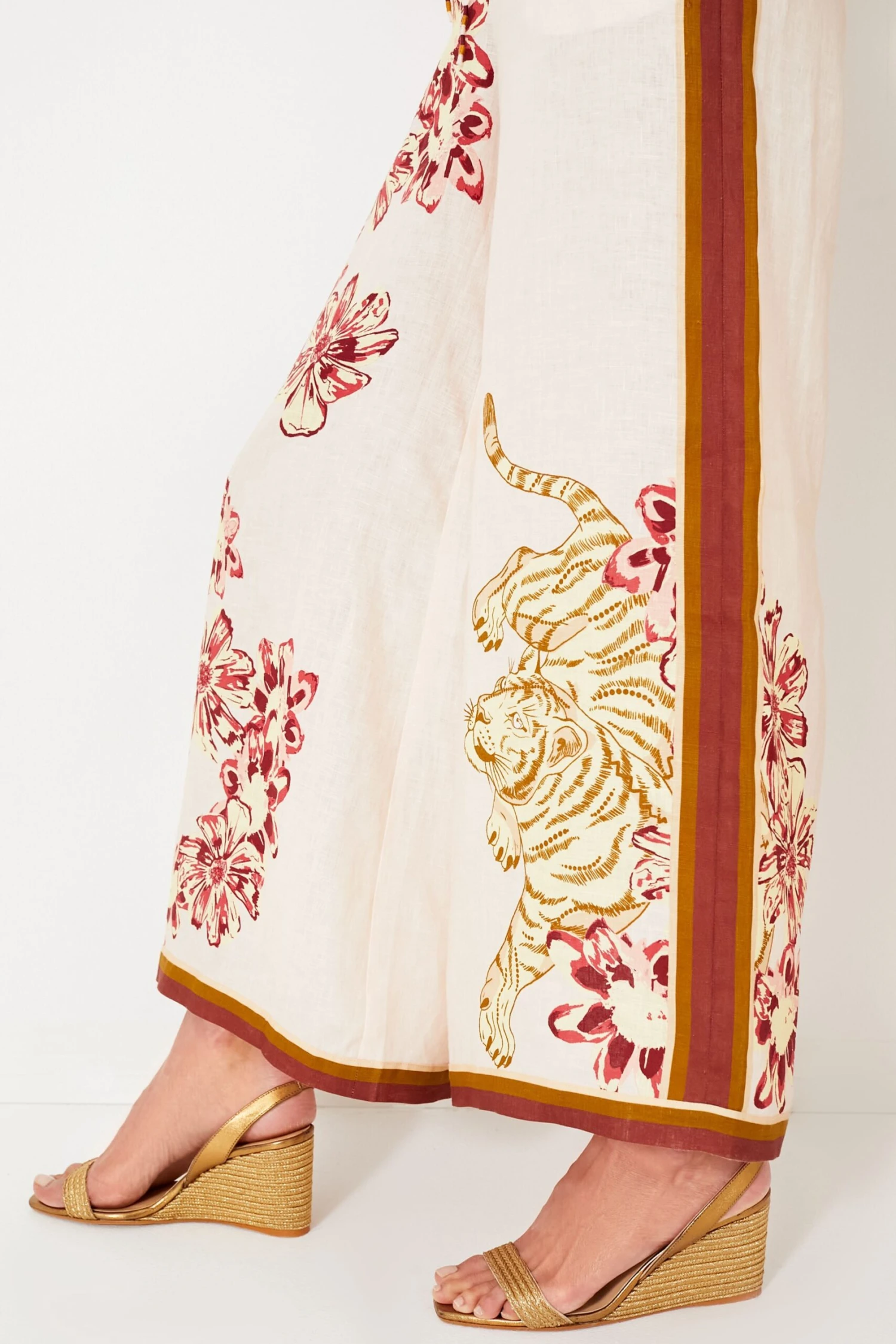 Flower Tiger Nude Pant 5 Flower Tiger Nude Pant - Image 5