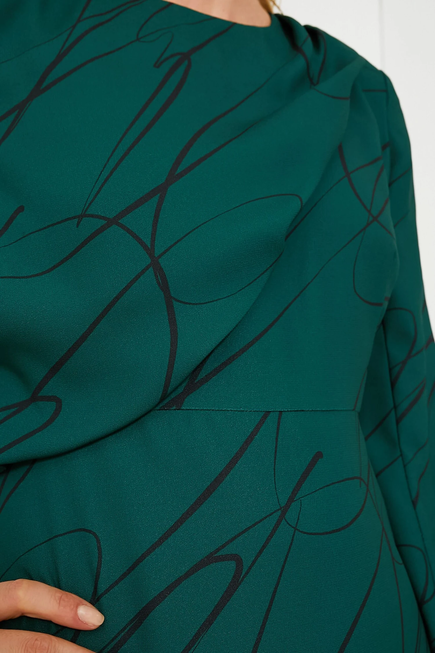 Pine Twombly Draped Macie Dress 5 Pine Twombly Draped Macie Dress - Image 5