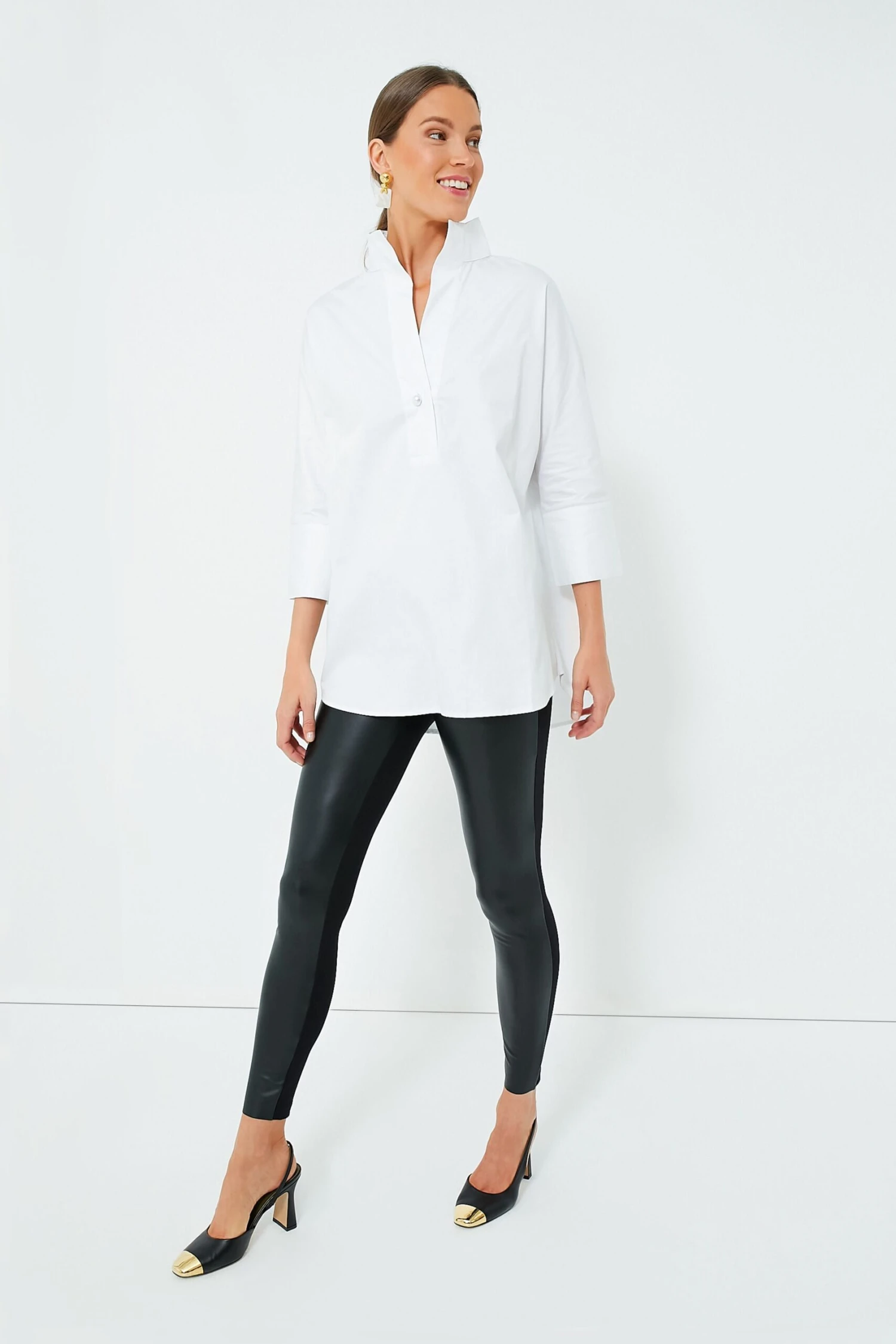 Wolford Black Vegan Leather Jo Leggings 2 Wolford Black Vegan Leather Jo Leggings - Image 2