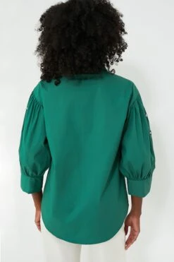 Green Bara Shirt 9 Green Bara Shirt -ULLA JOHNSON SHOP xQtqdDeXuLba7TduuXAvCJc2co9DsyFg 1