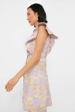 Palm Spliced Florence Mini Dress -ULLA JOHNSON SHOP xVGer9oLBfluMy0Qk8vauu4WxUHNfC7s 1