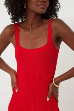 Staud Red Rose Ellison Dress 10 Staud Red Rose Ellison Dress -ULLA JOHNSON SHOP xy9JM1t01GddyMJgRjOkWH4XMTNmRr4M 1