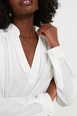 Vanessa Bruno Blanc Calvin Blouse -ULLA JOHNSON SHOP yDK9l7SKt4PmLTSilNOtaXZwnRjqCLnt 1