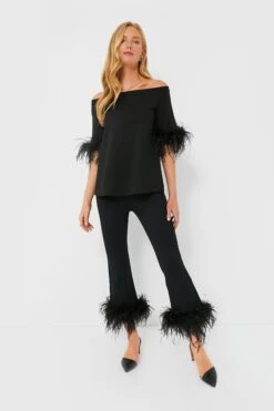 Black Feather Miranda Off The Shoulder Blouse -ULLA JOHNSON SHOP yQRdqY16tD6s9fz9RtgsMka7OOA6ygpL 1