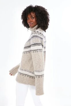Oatmeal Combo Apres Ski Fairisle Turtleneck -ULLA JOHNSON SHOP yZuZv4NnIExVCM1WWlUTHtlwBmmU3R1a 1