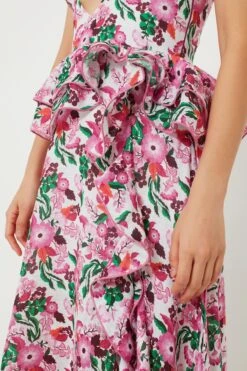 Pink Floral Linen Maxi Dress 11 Pink Floral Linen Maxi Dress -ULLA JOHNSON SHOP ytsHL0R68oIsgKdwlTNuIkzvYuJHsCCb 1