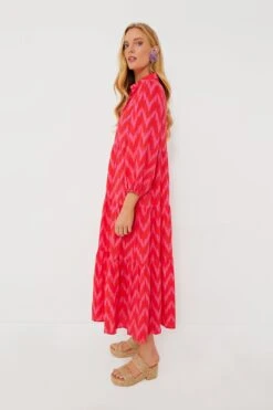 Hot Pink Ikat Mabel Maxi Dress 8 Hot Pink Ikat Mabel Maxi Dress -ULLA JOHNSON SHOP z0idQtlIaQntG7P4Zh1uCAVA2Kjd1npm 1