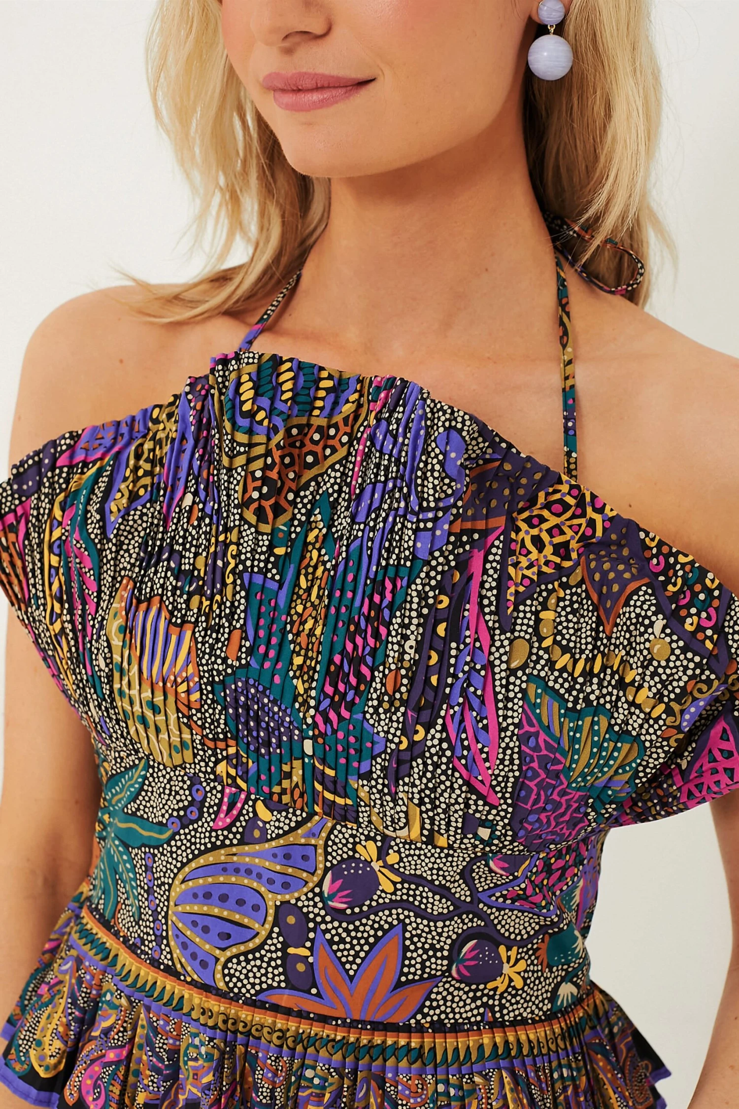 Padma Floral Print Malca Top 5 Padma Floral Print Malca Top - Image 5