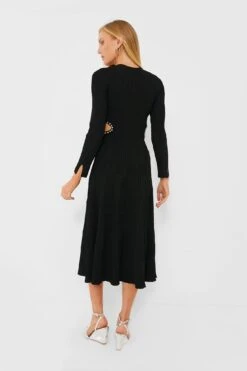 Black Cut Out Midi Dress -ULLA JOHNSON SHOP zzA15CQPe0TZ75IeQJF3rPhWGA6eRjGc 1
